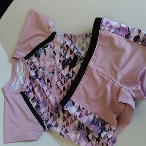 2 Piece Swim Set  Top & Shorts  Sz M Girls